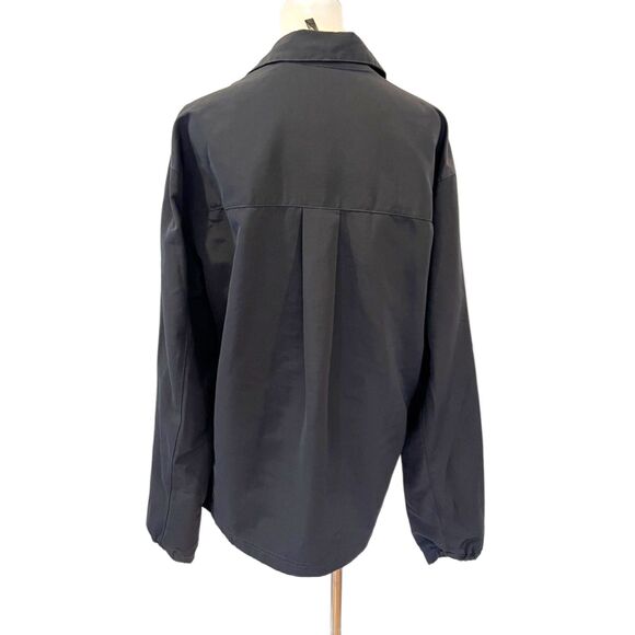 Fabletics Outpost Jacket Onyx Grey Men's Button Front Small - Picture 4 of 11